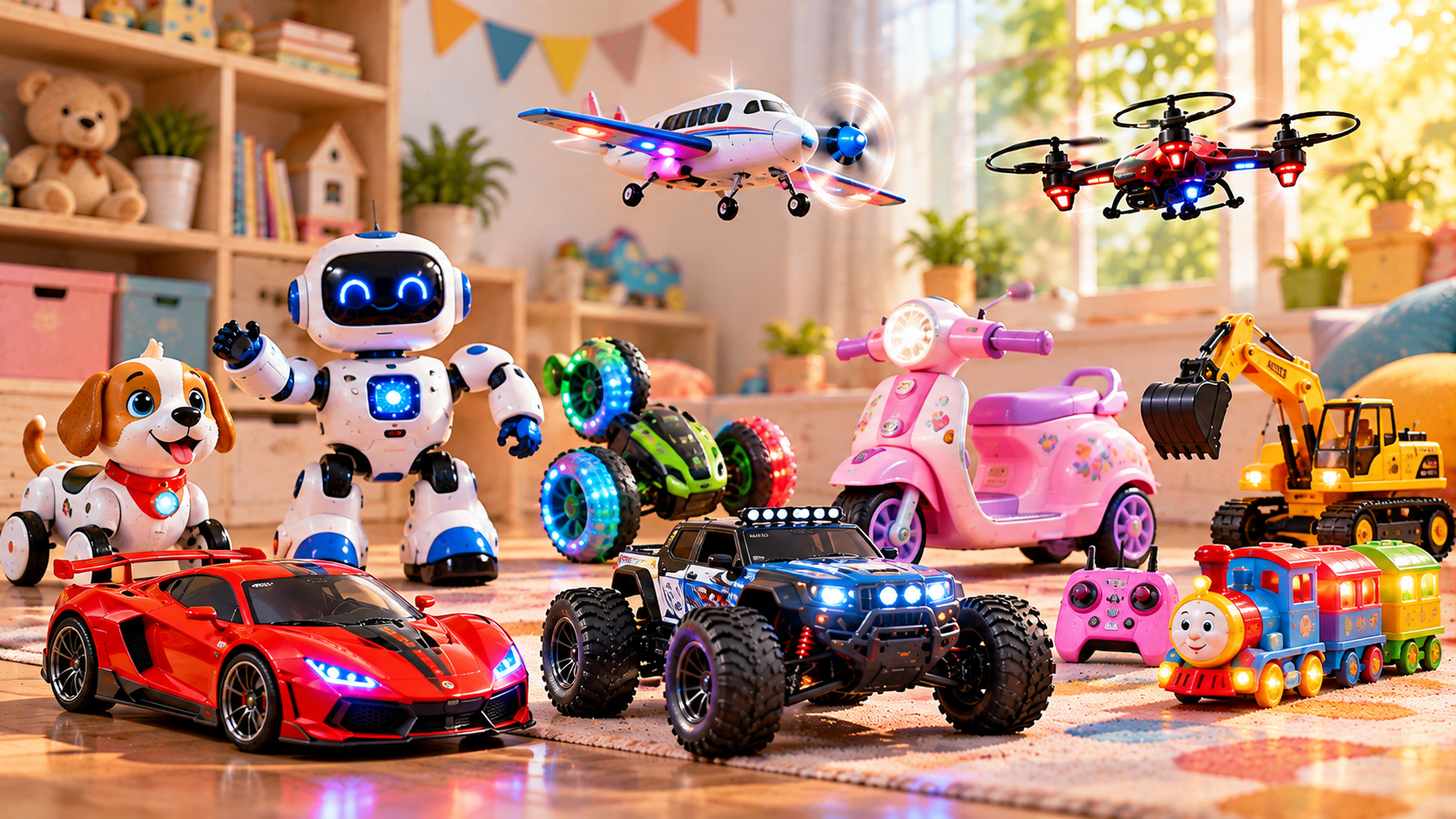 Battery powered toys