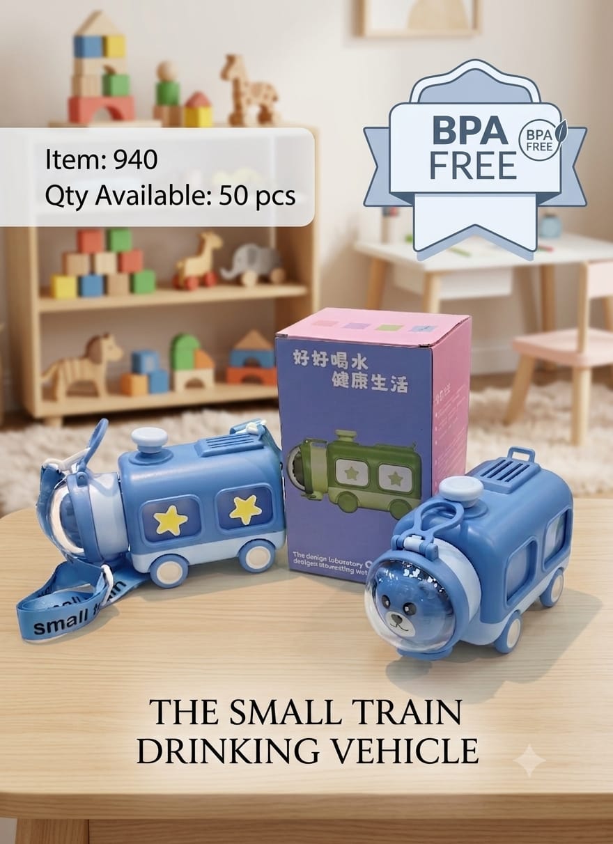 Kids' Small Train Drinking Bottle – Vehicle Design