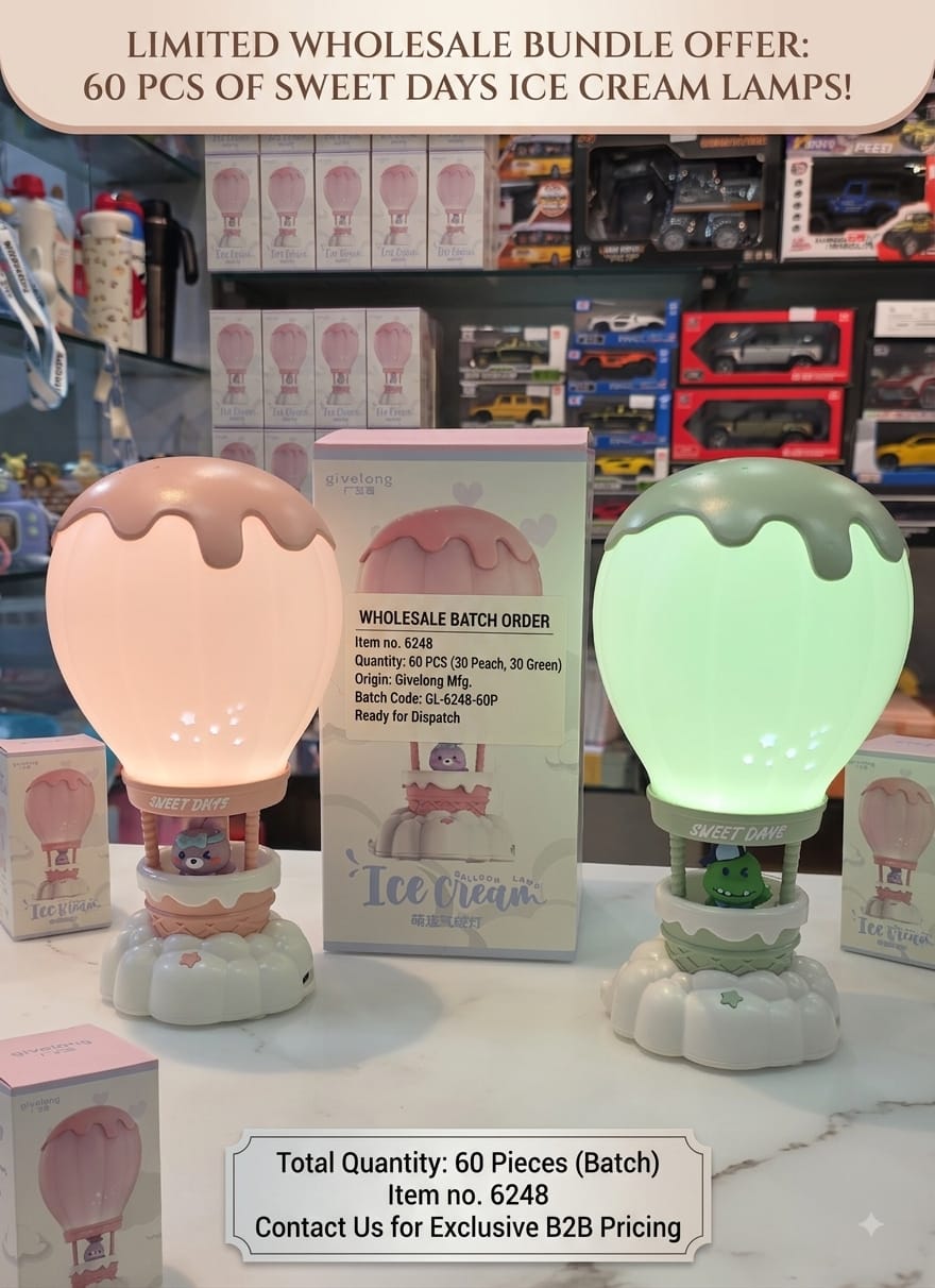 Sweet Days Ice Cream Balloon LED Night Lamp