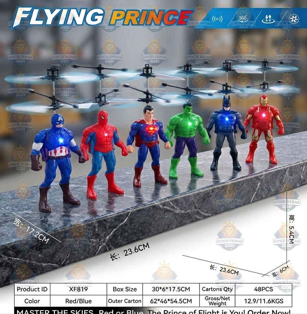 Flying Prince XF819 – Flying Superhero Figure Toy