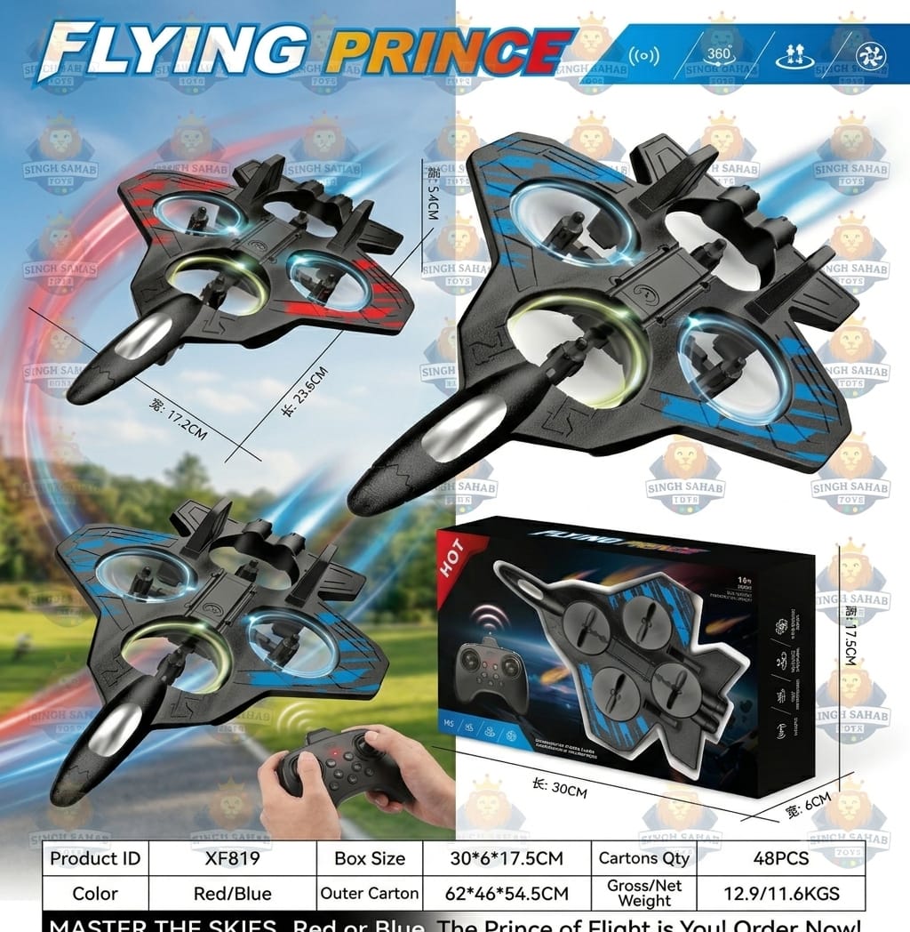 Flying Prince XF819 – Remote Control Flying Drone Plane